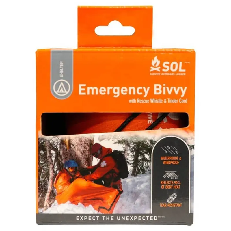 SOL Emergency Bivvy with Rescue Whistle