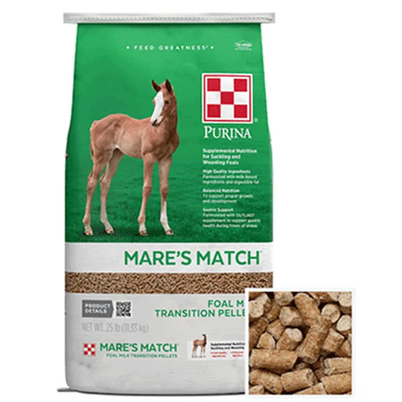 Purina® Mare’s Match® Foal Milk Transition Pellets