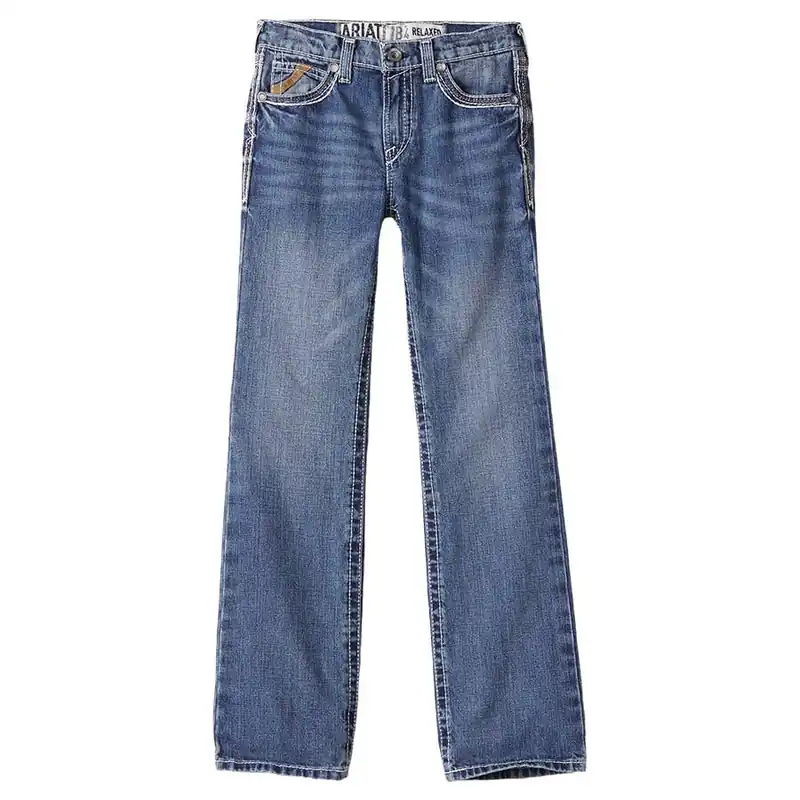 Ariat Boy‘s B4 Relaxed Coltrane Boot Cut Jeans