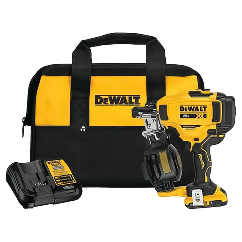 DeWalt 20V MAX 15° Coil Roofing Nailer Kit