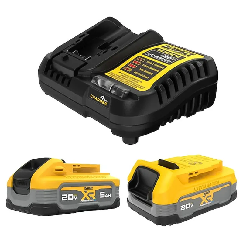 DeWalt 20V MAX Powerstack Compact and 5Ah Battery Starter Kit