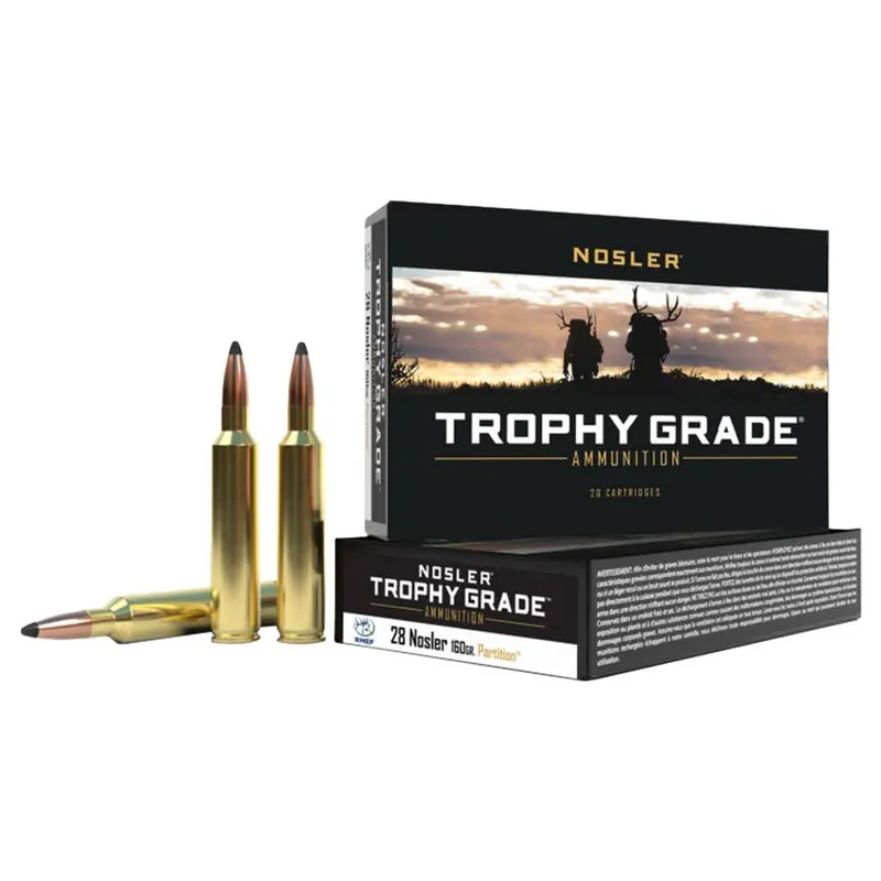 Nosler Trophy Grade 28 Nosler Rifle Ammunition