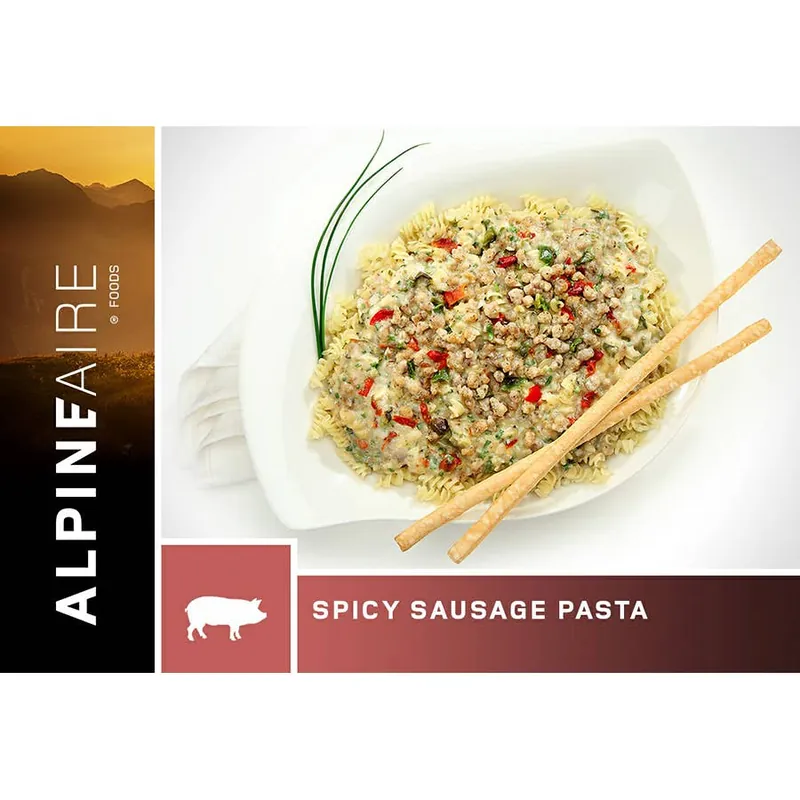 AlpineAire Spicy Sausage Pasta (Pork) Freeze Dried Meal