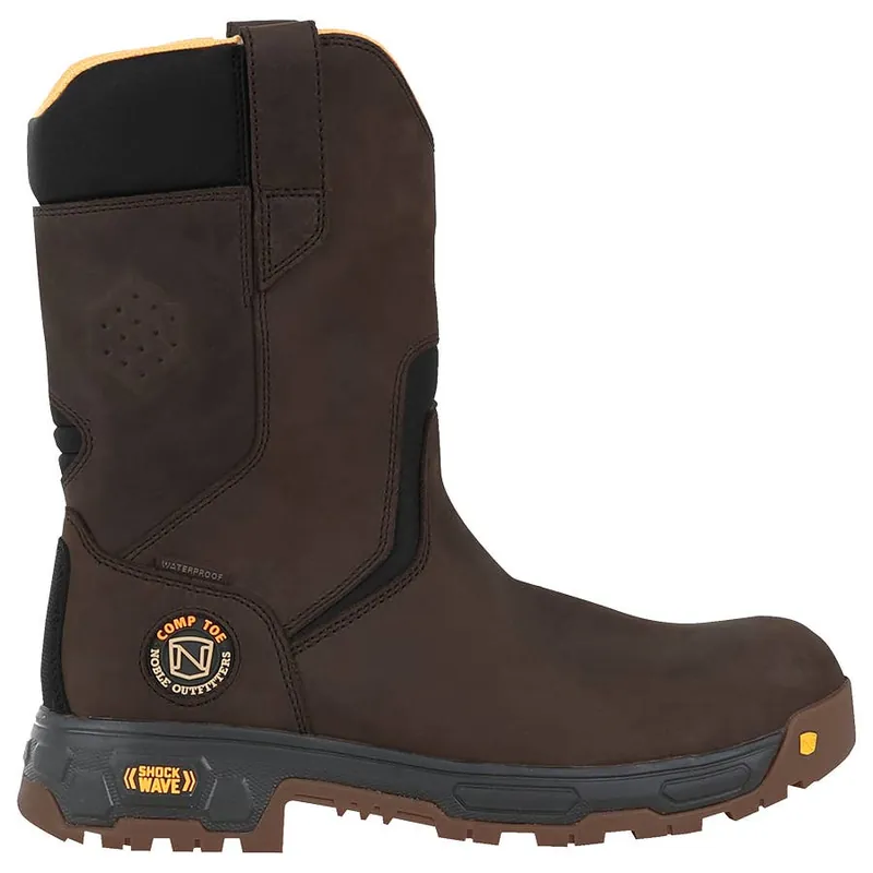 Noble Outfitters Men‘s Edge Wellington Waterproof Composite Toe Boots