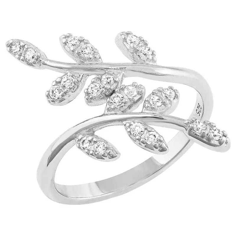 Montana Silversmiths Women‘s Sacred Forest Crystal Wrap Ring