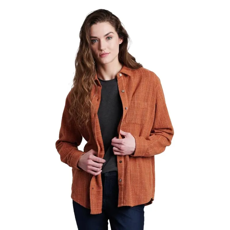 Kuhl Women‘s Long Sleeve Avery Print Flannel Shirt