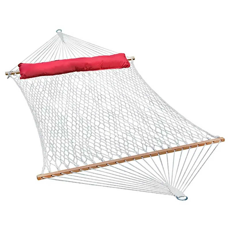 Algoma Cotton Rope Hammock with Pillow