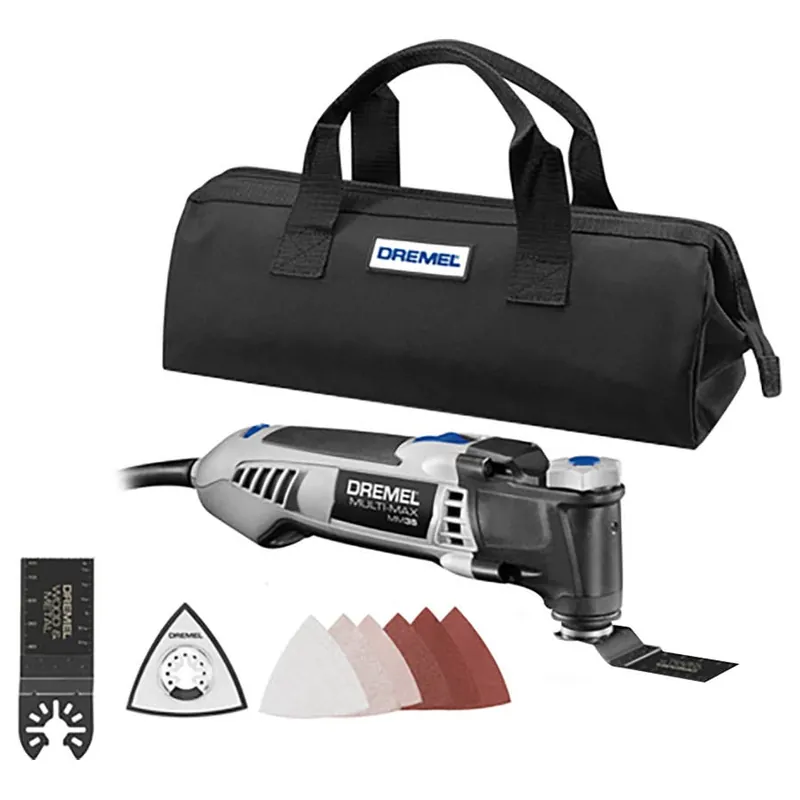 Dremel Multi-Max 3.5 amp Variable Speed Corded Multi-Tool Kit w/7 Access & Storage Bag