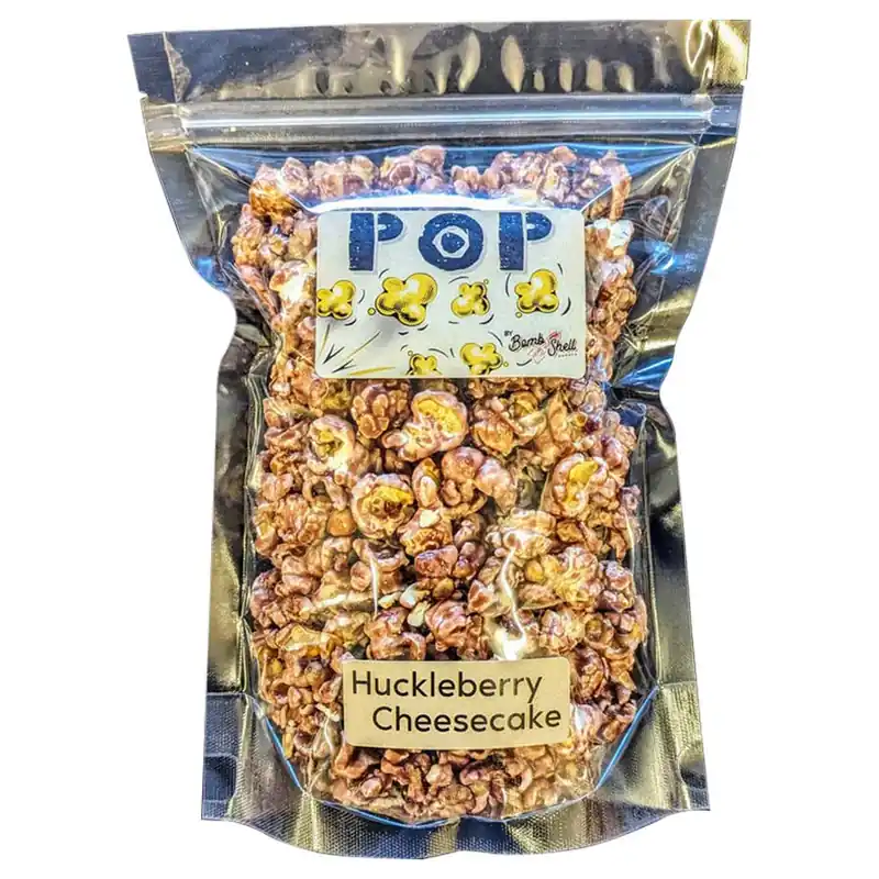 BombShell Sweets Huckleberry Cheesecake POP Gourmet Popcorn