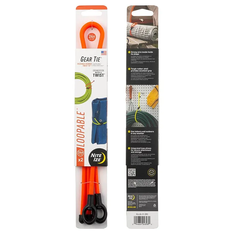 Nite Ize Gear Tie Loopable Twist Tie