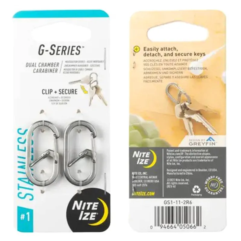 Nite Ize G-Series 1 Dual Chamber Carabiner