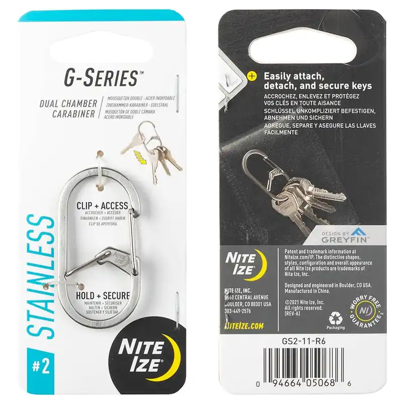 Nite Ize G-Series 2 Dual Chamber Carabiner