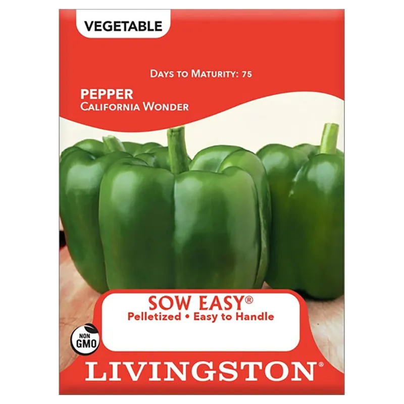 Livingston Seed Sow Easy California Wonder Pepper Seeds