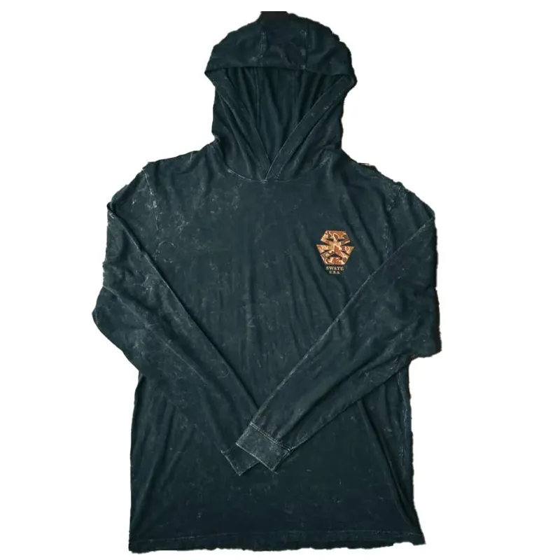 Swate Men‘s Men‘s Camo Kraken Tee Hoodie - Chroma Largo - XL