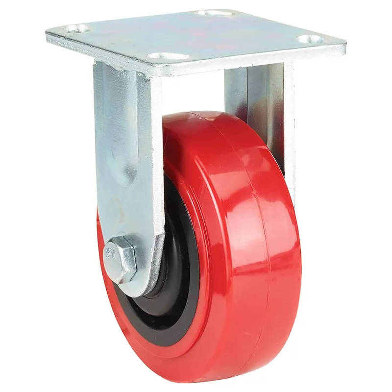 Precision Casters Polyurethane Rigid Plate Caster