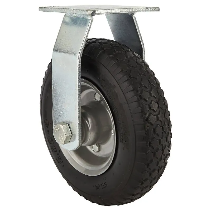 Precision Casters No Flat Rigid Plate Caster