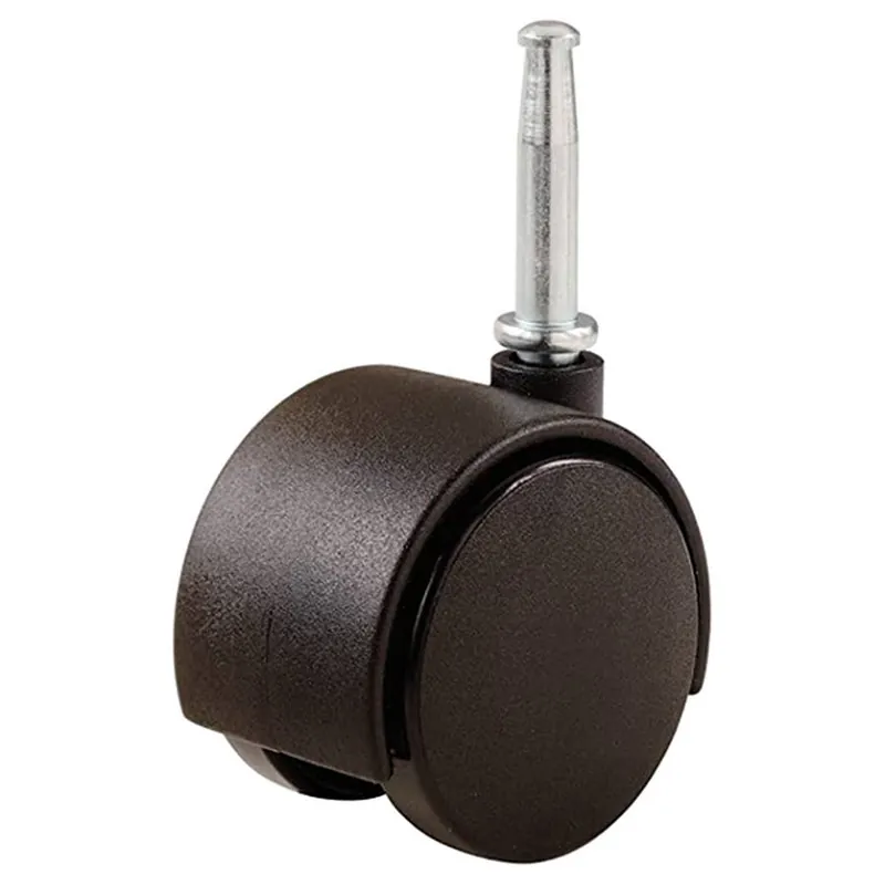 Precision Casters Hooded Plastic Swivel Threaded Stem Caster