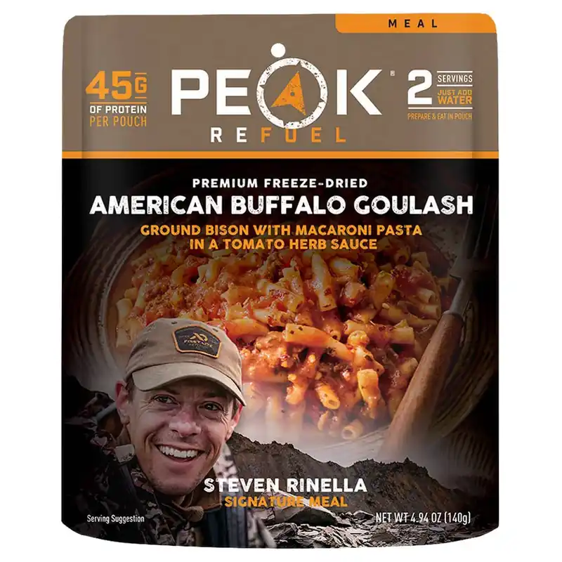 Peak Refuel Freeze American Buffalo Goulash Dried Meal