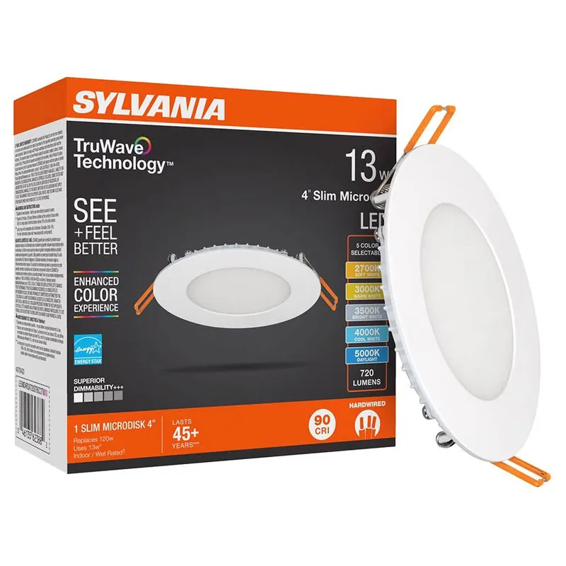 Sylvania TruWave 5CCT Canless Downlight Fixture