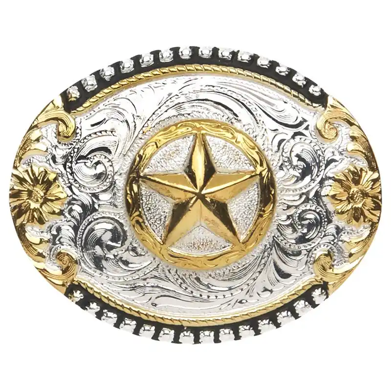 AndWest Boy‘s Star Flowers Buckle