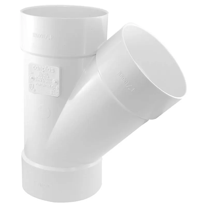 Canplas PVC Sewer & Drain 45° Wye