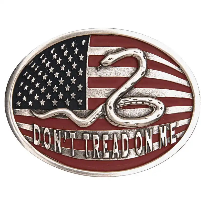 AndWest Men‘s Don‘t Tread on Me Buckle
