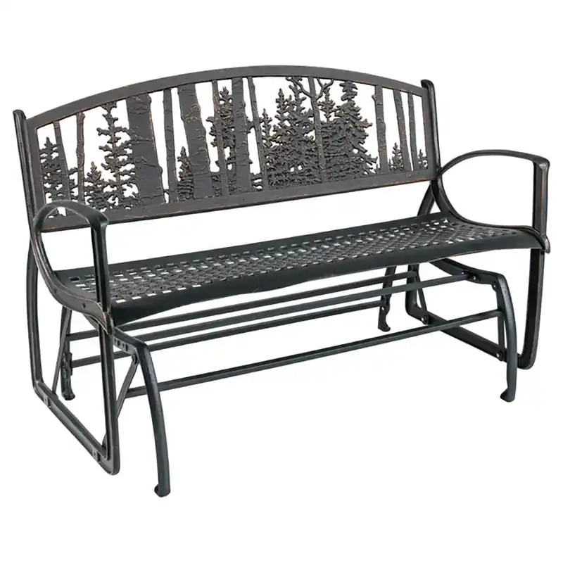 Painted Sky Designs Aspen and Evergreen Glider Bench
