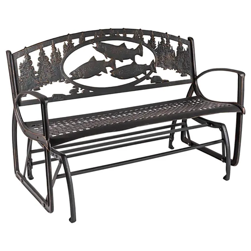 Painted Sky Designs Trout Glider Bench