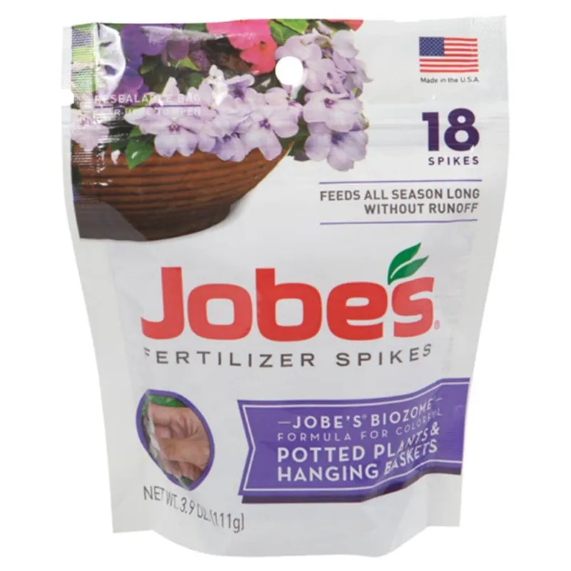 Jobe‘s Potted Plant & Hanging Basket Fertilizer Spike