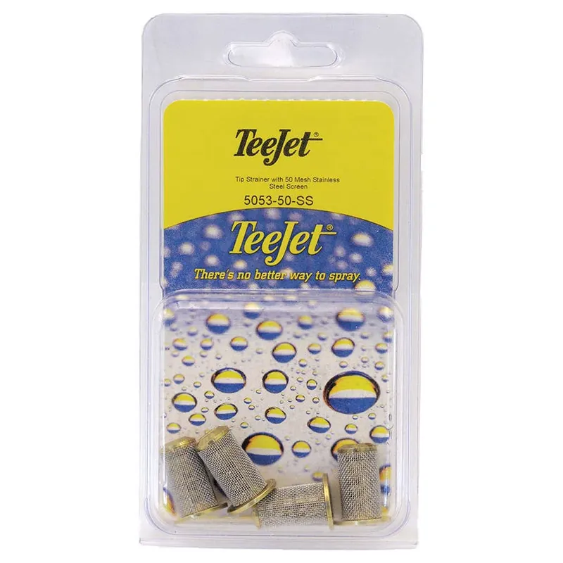 TeeJet Tip Strainer with 50 Mesh Stainless Steel Screen