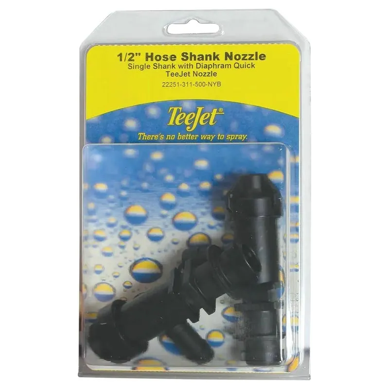 TeeJet Single Hose Shank Check Valve Tee Nozzle Body