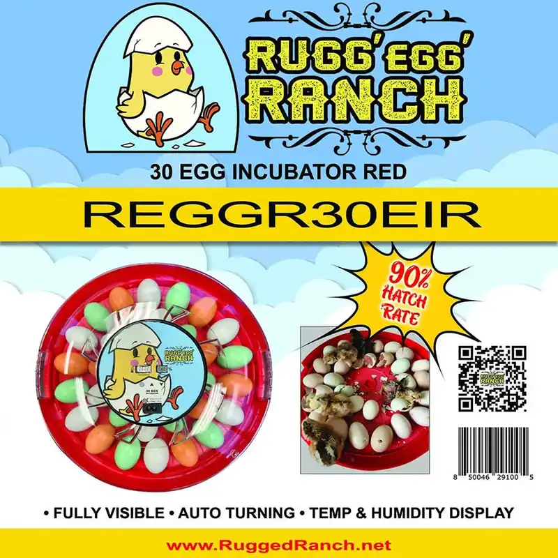 Rugged Ranch 30 Egg Auto Turning Incubator