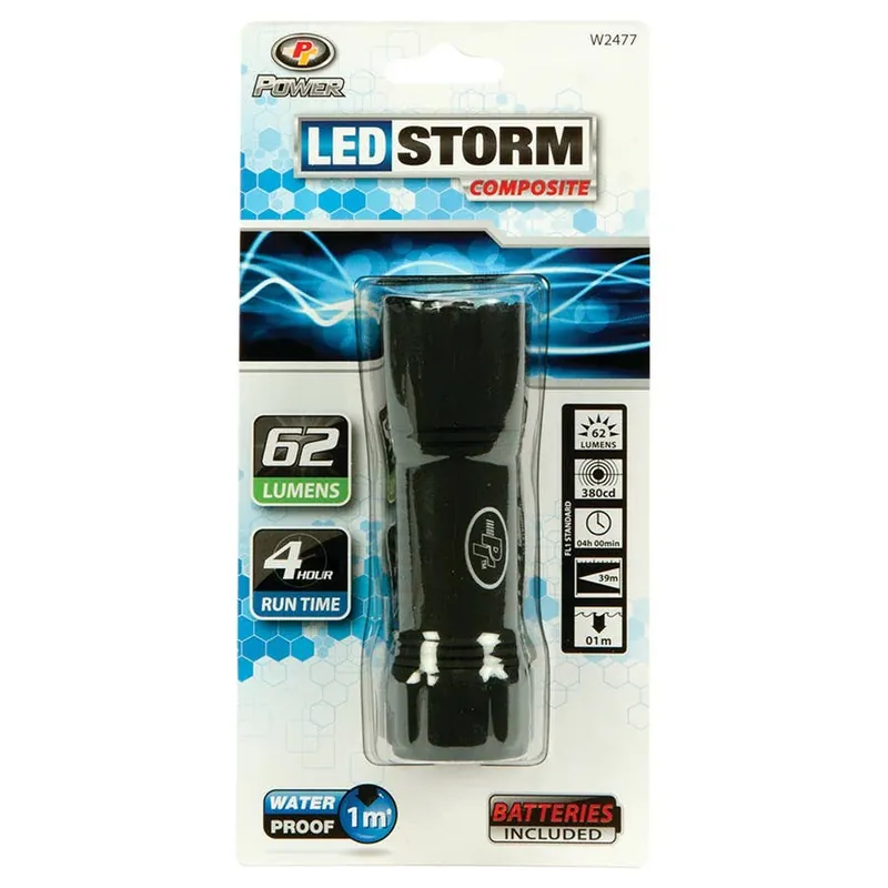 Performance Tool Storm 65 lm Composite Flashlight