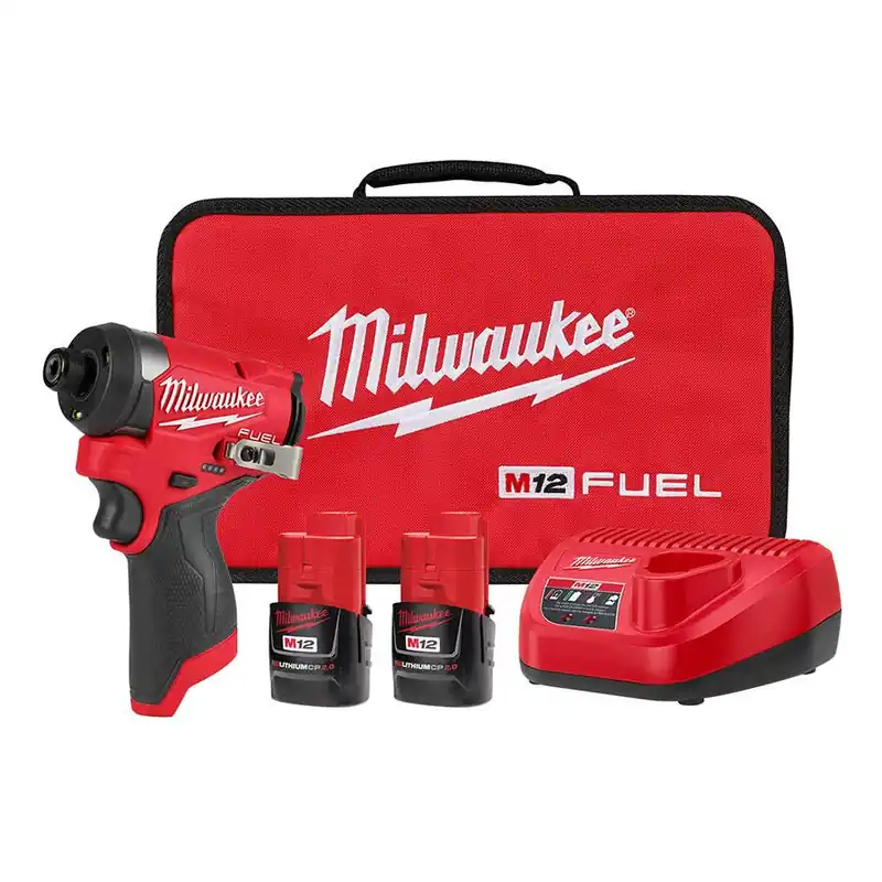 Milwaukee M12 FUEL Hex Impact Driver Kit