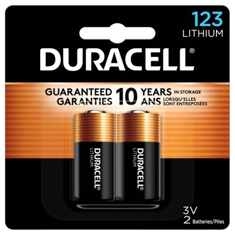 Duracell Coppertop 123 Lithium Battery