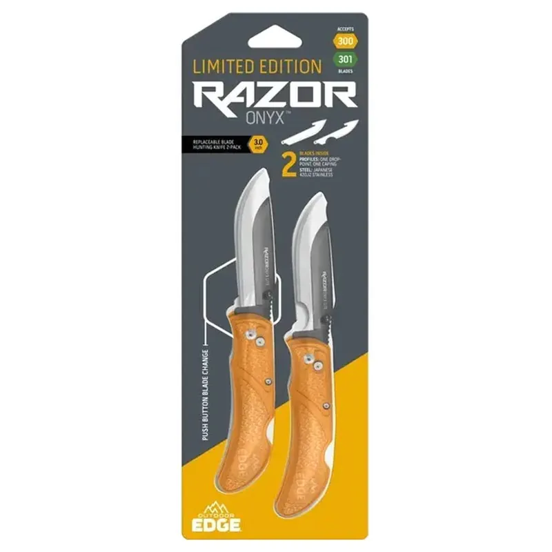 Outdoor Edge RZR Onyx 3" Hunting Knife