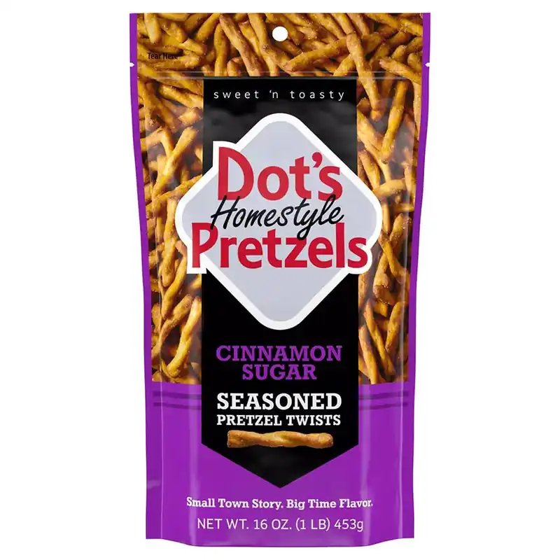 Dot‘s Pretzels Cinnamon Sugar Seasoned Pretzel Twists