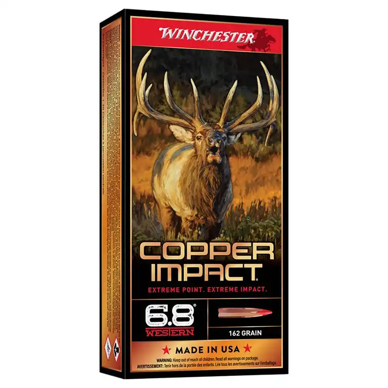 Winchester Copper Impact 6.8 Western Extreme Point Lead Free Ammunition