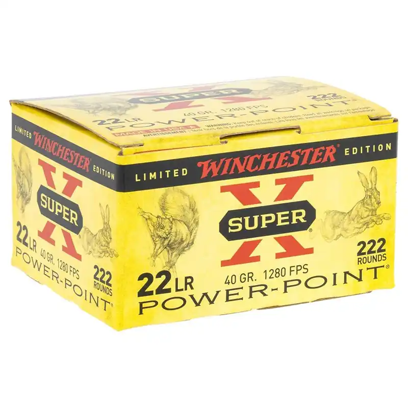 Winchester Super-X .22 LR Power Point Ammunition