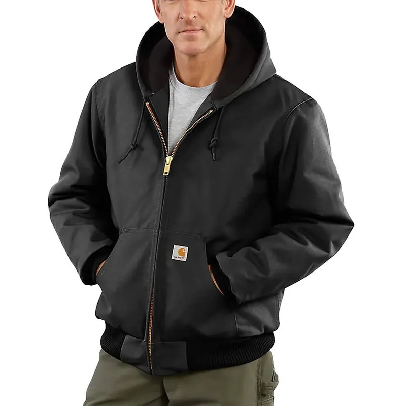 Carhartt Men‘s Firm Duck Flannel Lined Jacket