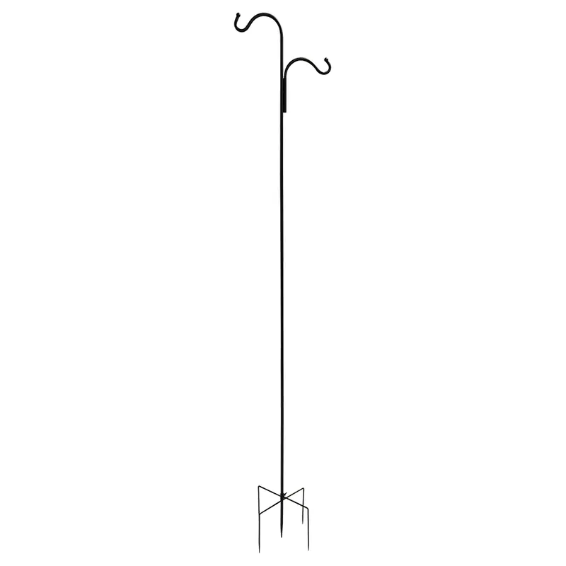 Livingscape Steel Double Shepherd Hook