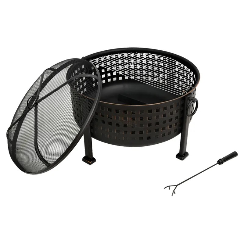 Livingscape Round Steel Fire Pit