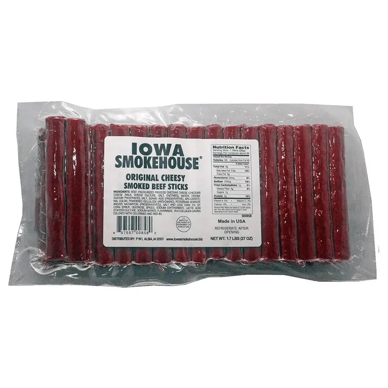 Iowa Smokehouse Smoked Beef Sticks