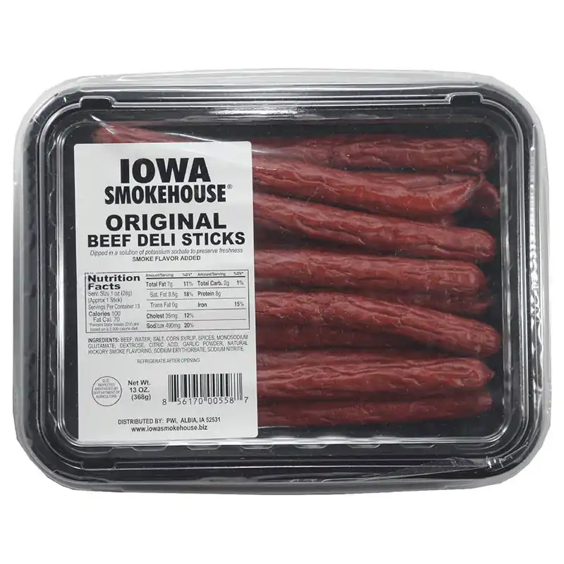 Iowa Smokehouse Beef Deli Sticks