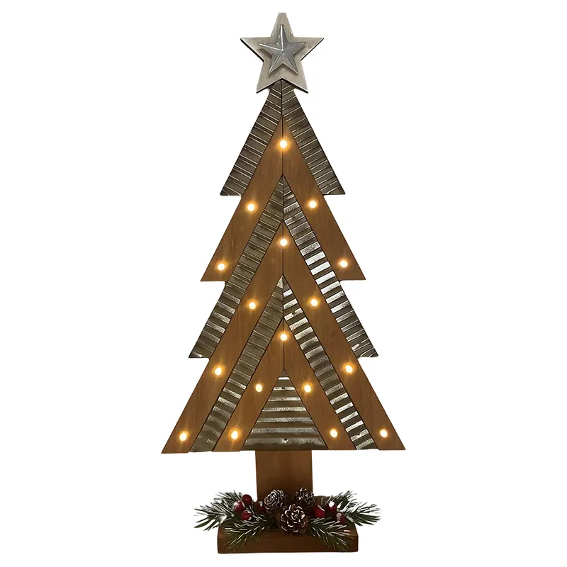 Backyard Expressions Christmas Tree Decor w/Lights