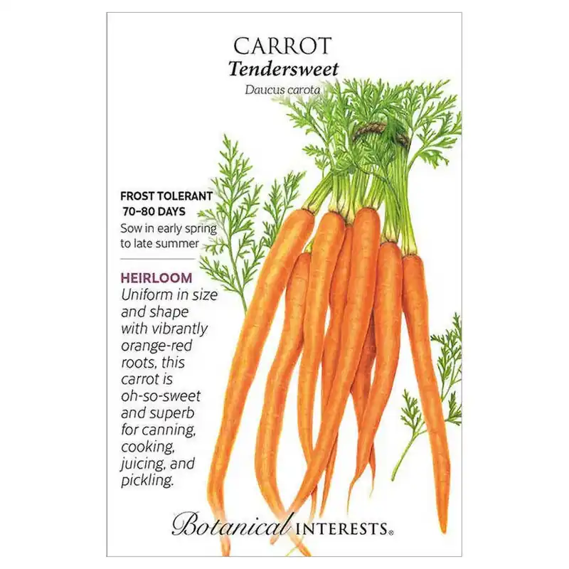 Botanical Interests Tendersweet Carrot Seeds
