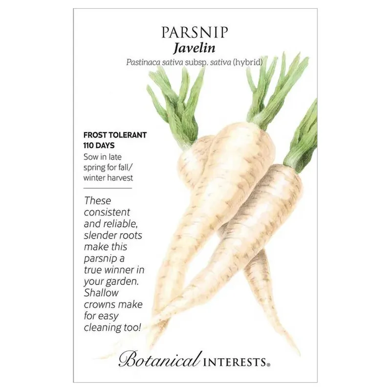 Botanical Interests Javelin Hybrid Parsnip Seeds