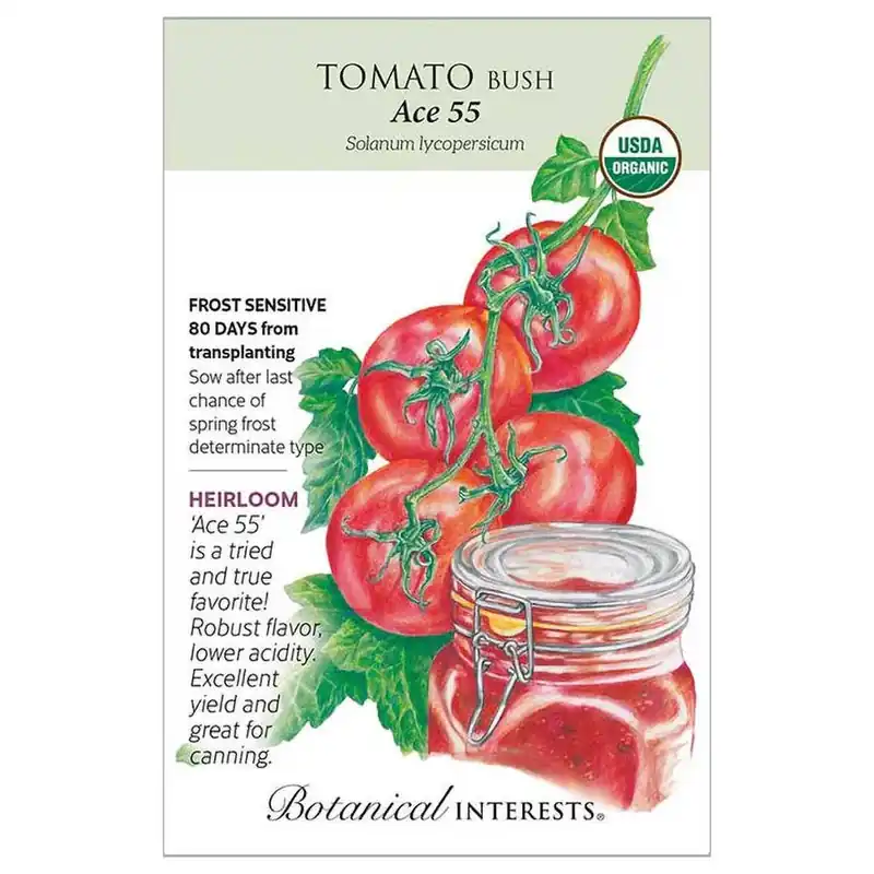 Botanical Interests Ace 55 Bush Tomato Seeds