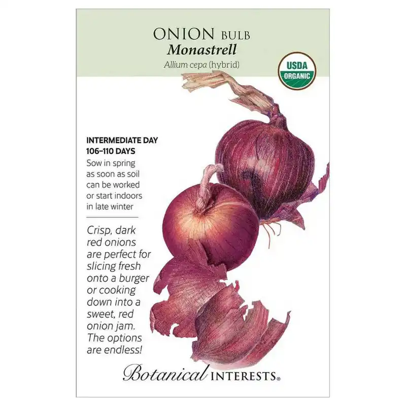 Botanical Interests Monastrell Bulb Onion Seeds