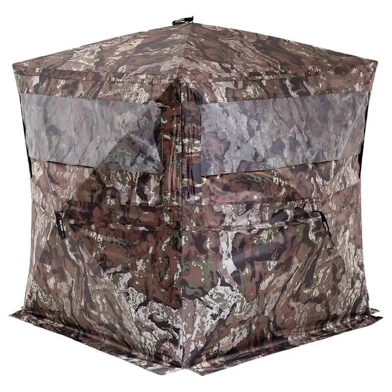 Duke + Boone Tru-View 3-Man 5 Hub System Ground Blind with Veil